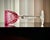 Glass Ruby Cut Crystal Hock Glasses with Peacock and Starburst Cutting, 1950, Set of 6 For Sale - Image 7 of 18