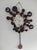 Rustic Handmade Crystal & Wood Wall Clock | Sculptural Rustic Mineral Art Clock | One of a Kind For Sale - Image 3 of 15
