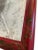 Chinoiserie Vintage Scarlet Red Chinoiserie Mirror For Sale - Image 3 of 8