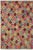 Boho Chic Balochi Jayvon Blue/Red Wool Rug - 3'2''x4'10'' For Sale - Image 11 of 11