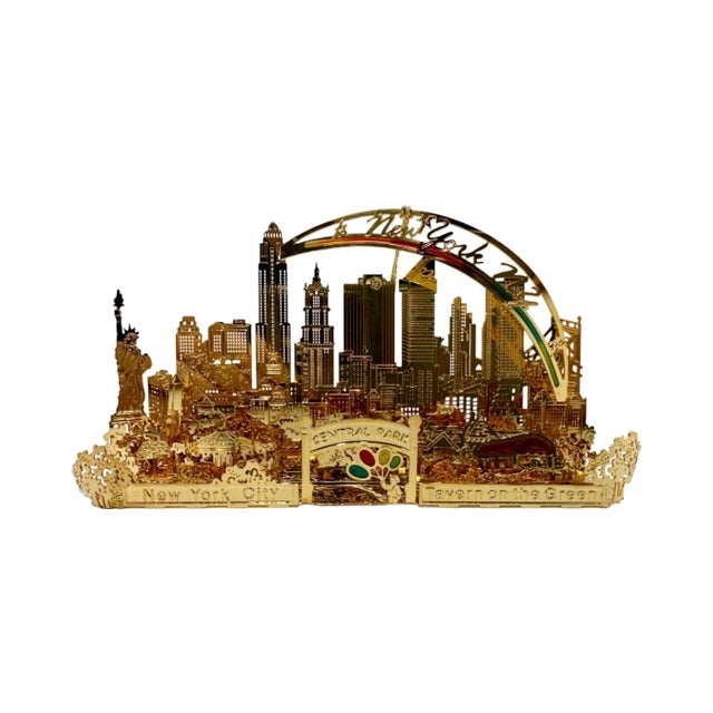 Contemporary Vintage Tavern on the Green Nyc Restaurant Christmas Holiday Ornament For Sale - Image 3 of 10