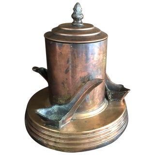 Vintage Copper Pipe & Tobacco Holder For Sale