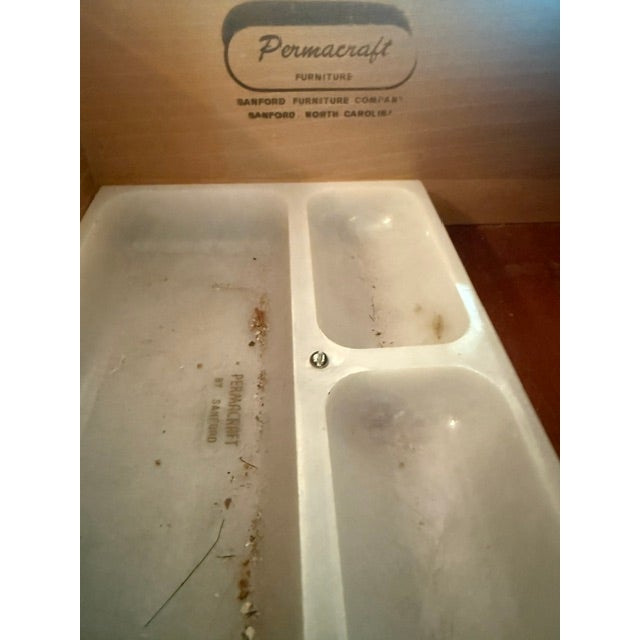 1960s French Provencial Dresser With Mirror For Sale - Image 4 of 5