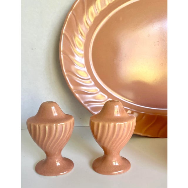 44 Pieces - 1940's Pink Franciscan Coronado Dinnerware and Serving Set For Sale - Image 11 of 13
