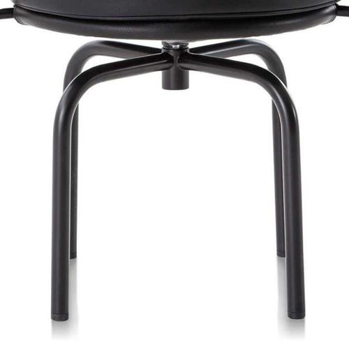 Black Leather LC7 Chair by Charlotte Perriand for Cassina For Sale - Image 3 of 15