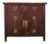 19th Century Antique Chinese Northern Country-Style Lacquered Cabinet For Sale