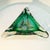 Large Italian Triangular Ashtray in Murano Glass with Air Bubble, 1960s For Sale - Image 4 of 12