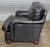 Late 20th Century Southwood Large Black Leather Club Arm Chair Made in North Carolina For Sale In Cleveland - Image 6 of 8