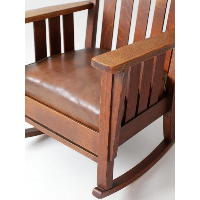 Antique Mission Rocking Chair Chairish