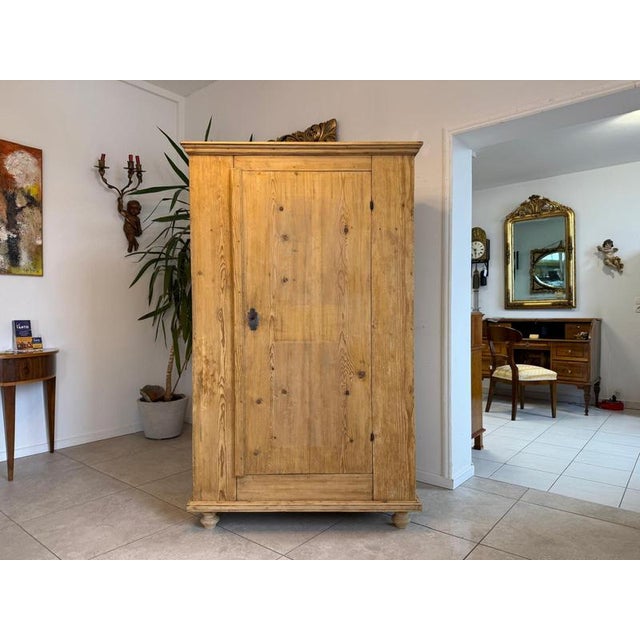 Art Nouveau Farmhouse Cupboard in Wood For Sale - Image 17 of 17