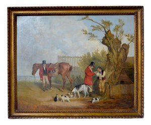 Richard Barrett Davis, RBA Equestrian, 19th Century, Oil Painting