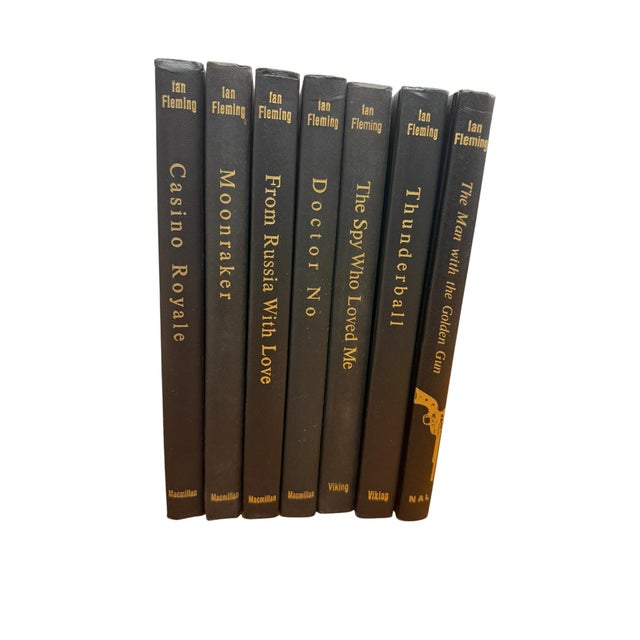 1950s Set of 7 James Bond Hardcover Books by Ian Fleming For Sale - Image 5 of 9