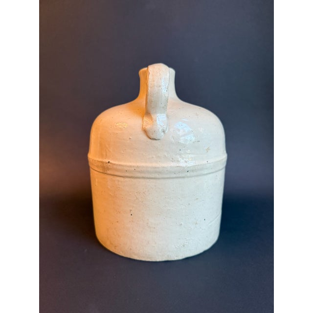 1920s 1920s Stoneware Beehive Jug With Strap Handle For Sale - Image 5 of 7