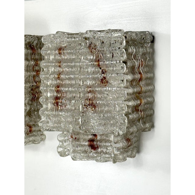 Large Wall Lamps in Murano Glass by Poliarte, 1970s, Set of 4 For Sale - Image 17 of 18