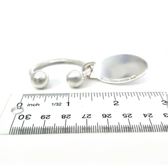 1990s Tiffany & Co Estate Hanging Ornament Keychain Sterling Silver For Sale In New York - Image 6 of 9