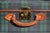 English Heritage Style Vintage Tartan Leather Suitcase Luggage Home Decor Prop Storage For Sale - Image 3 of 18