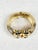 Vintage Greek Revival Ionic Column Gold-Tone Clamper Cuff Bracelet For Sale In New Orleans - Image 6 of 7
