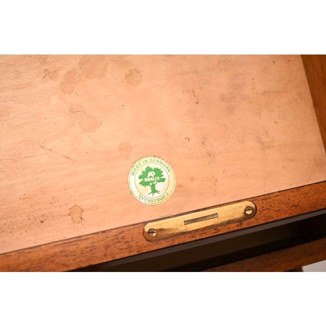 Vintage Danish Desk attributed to J. Svenstrup for AP Mobler, 1960s For Sale - Image 10 of 11