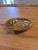 1960s Abalone shell trinket dish with Lucite feet. 7.5x6x3.5 inches. gold iridescent finish inside.