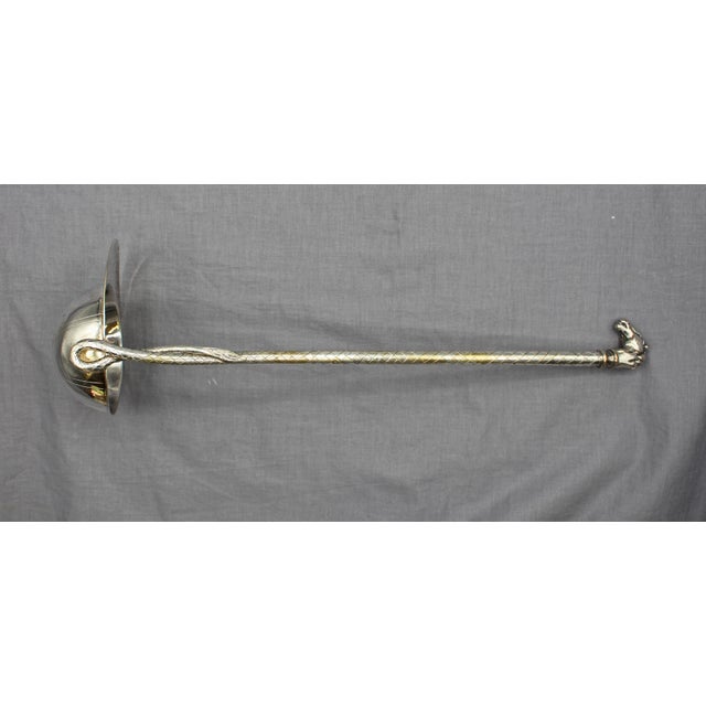 Vintage, Silverplate Horse Racing Punch Ladle For Sale In Raleigh - Image 6 of 7