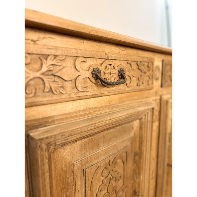19th Century French Walnut Side Board For Sale - Image 4 of 7