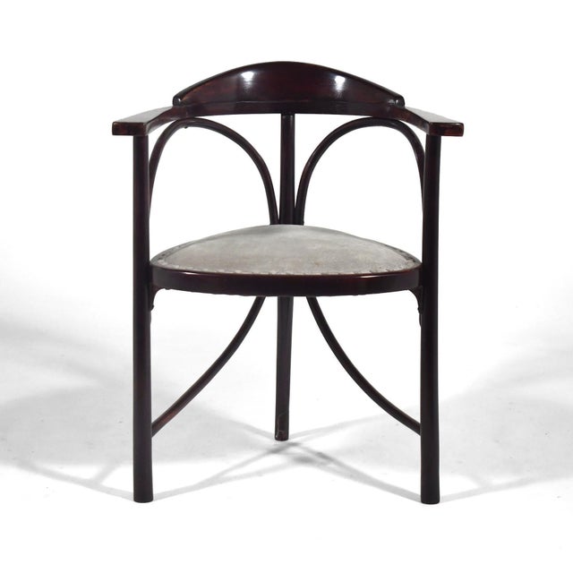Traditional Thonet Model 81 Three-Legged Armchair For Sale - Image 3 of 12