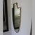 Vintage Italian Patinated Brass Shield Mirror, 1950s For Sale - Image 10 of 14