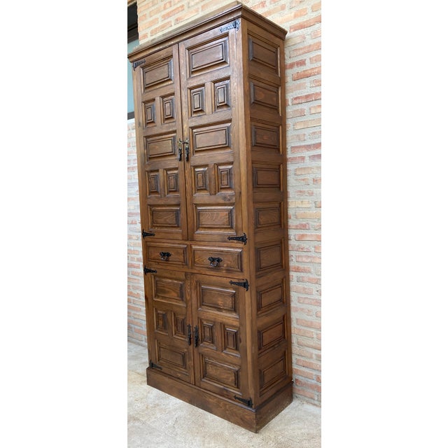 Late 19th Century Cupboard or Cabinet, Walnut, Castillian Influence, Spain, Restored For Sale - Image 17 of 18