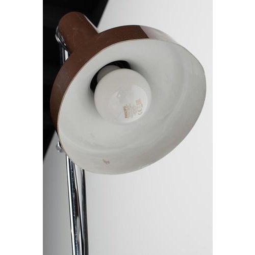 Brown Vintage Danish Floor Lamp For Sale - Image 8 of 12