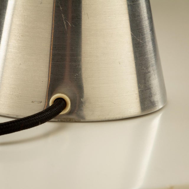 Rosewood and Aluminum Table Lamps from Bergboms, Sweden, 1950s, Set of 2 For Sale - Image 12 of 13