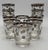 1950s 12 Hollywood Regency Silver Overlay Old Fashioned Glasses, Atomic Dot Barware For Sale - Image 9 of 12