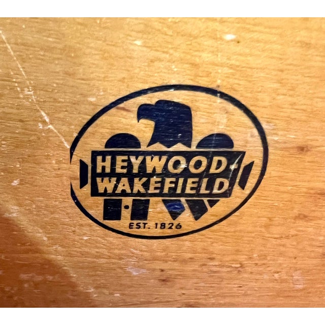 Mid-Century Five Drawer Highboy Dresser by Heywood-Wakefield For Sale - Image 9 of 10