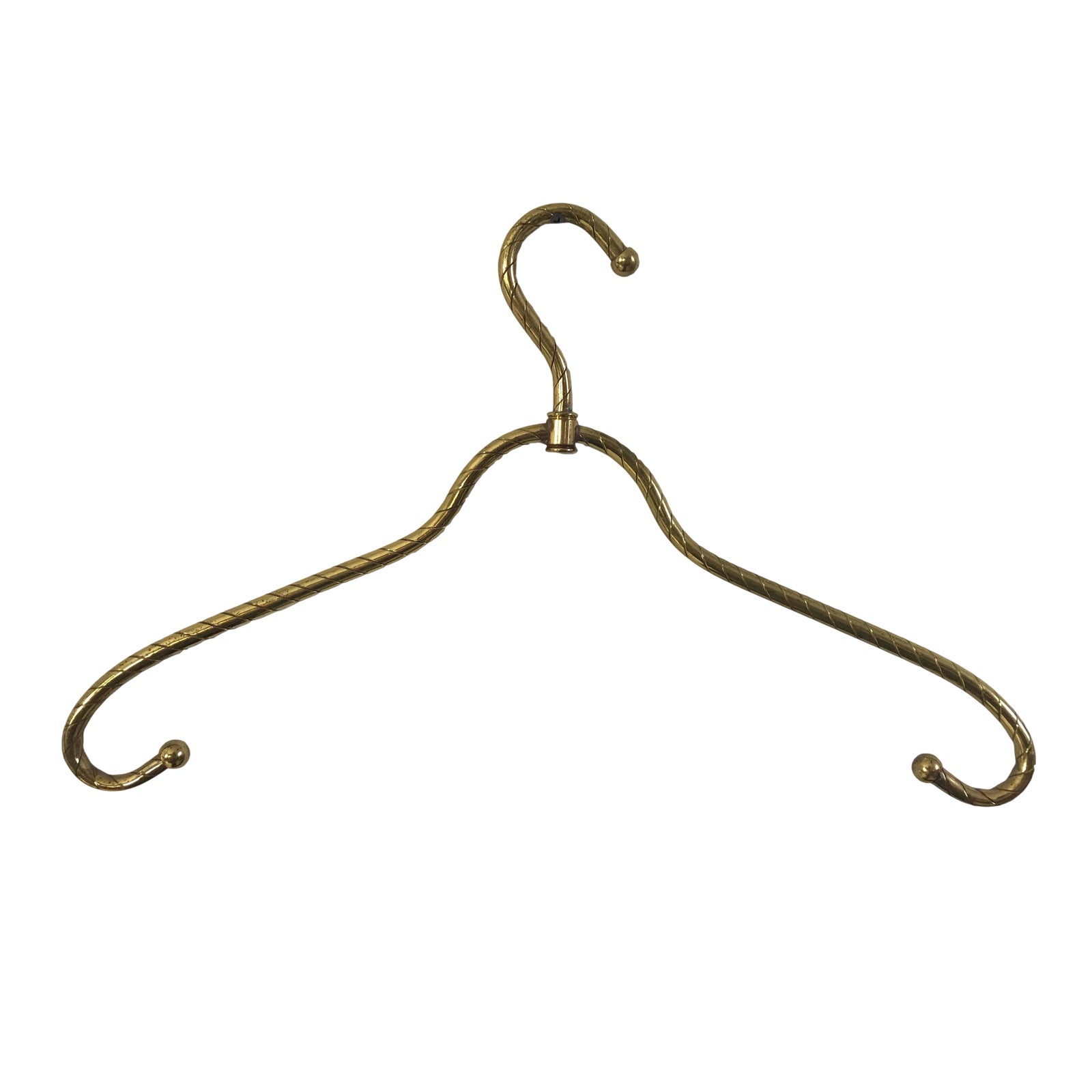 Vintage Mid Century Brass Clothes Hanger Chairish