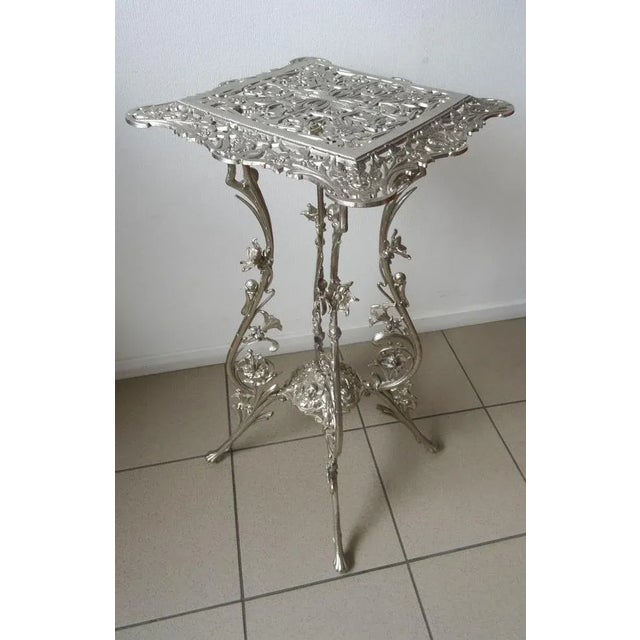 German Silver Plated Table For Sale - Image 10 of 10