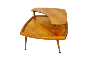 Mid Century Modern Frankl Style Corner Table