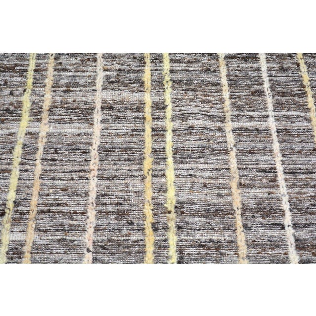 Moroccan Hand Knotted Wool Rug, 2'9''x11'9'' For Sale - Image 4 of 4