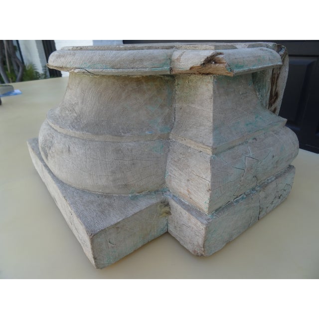 19th Century 19th Century Architectual Wood Capital For Sale - Image 5 of 7
