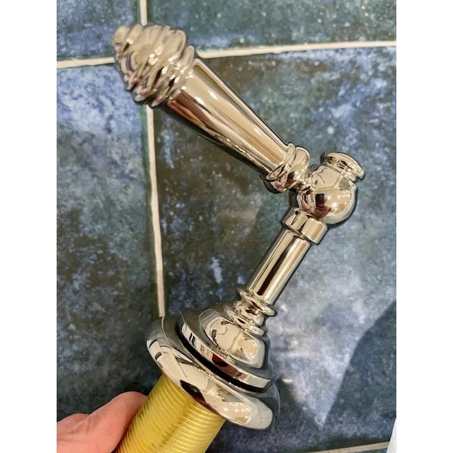 Traditional Kohler Bathroom Faucet With Lever Handles, Polished Nickel ...