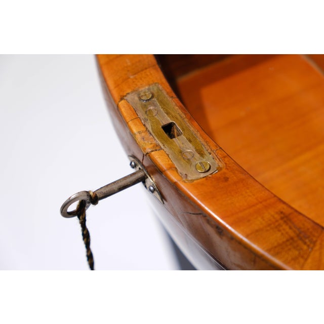 Half Dome, Half Globe Biedermeier Sewing Side Table For Sale In Los Angeles - Image 6 of 7