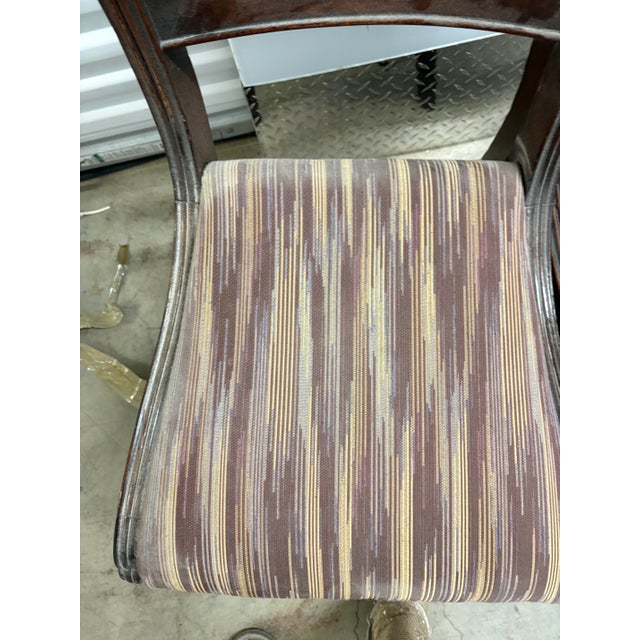 Traditional Set of 5 Empire-Style Dining Chairs - Refinished - Good Condition For Sale - Image 3 of 12