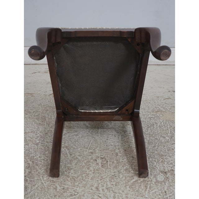Set of 4 Ethan Allen Cherry Georgian Court Dining Room Chairs For Sale - Image 15 of 18