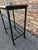 1900 - 1909 Iron Side Table W/Antique Top For Sale - Image 5 of 8