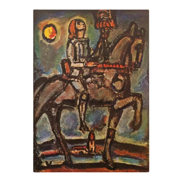 1947 After Georges Rouault "Joan of Arc", First Edition Period Parisian Lithograph For Sale