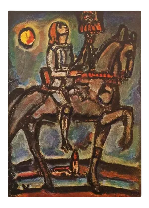 1947 After Georges Rouault "Joan of Arc", First Edition Period Parisian Lithograph