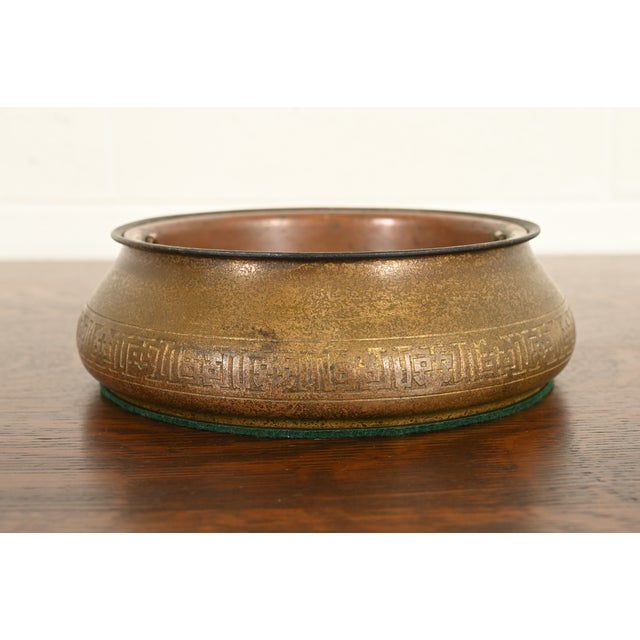 Tiffany Studios New York Bronze Doré Jardiniere or Planter For Sale - Image 11 of 11