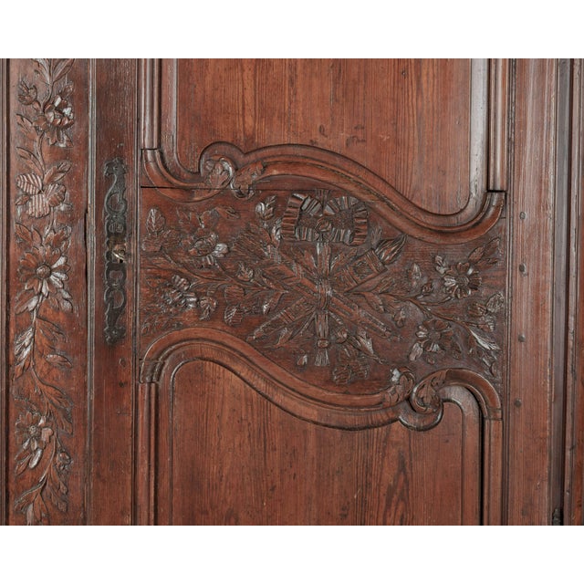 19th Century Louis XV Normandy Armoire For Sale - Image 12 of 12