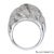 18k (750) Natural Diamond Cocktail Ring, Size 6.5 For Sale In New York - Image 6 of 10
