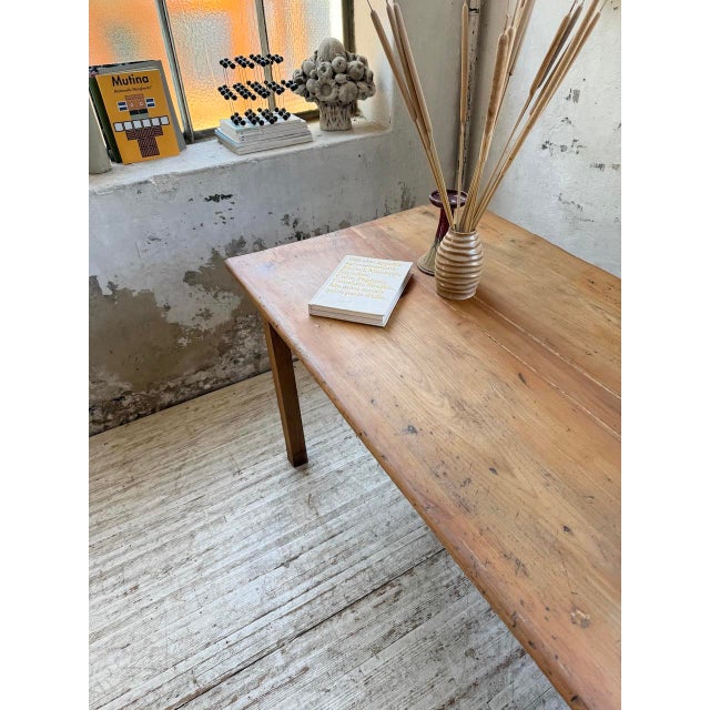 Cherry Farmhouse Table, 1950s For Sale - Image 17 of 18