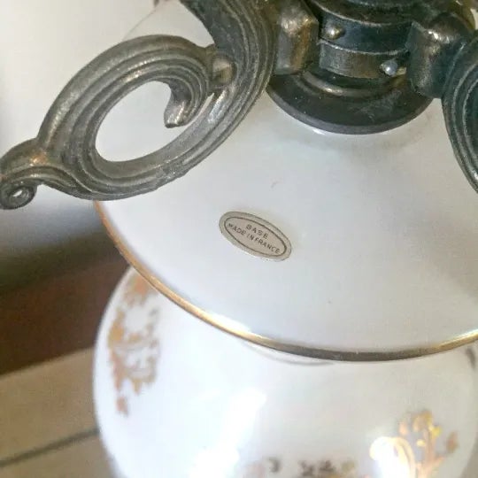 Hollywood Regency Table Lamps Rococo Style Urn Table Lamps - a Pair For Sale In Chicago - Image 6 of 8