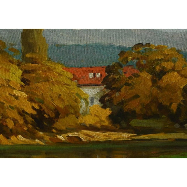 French Artist, Impressionist Landscape, 1980s, Oil Painting, Framed For Sale - Image 5 of 9